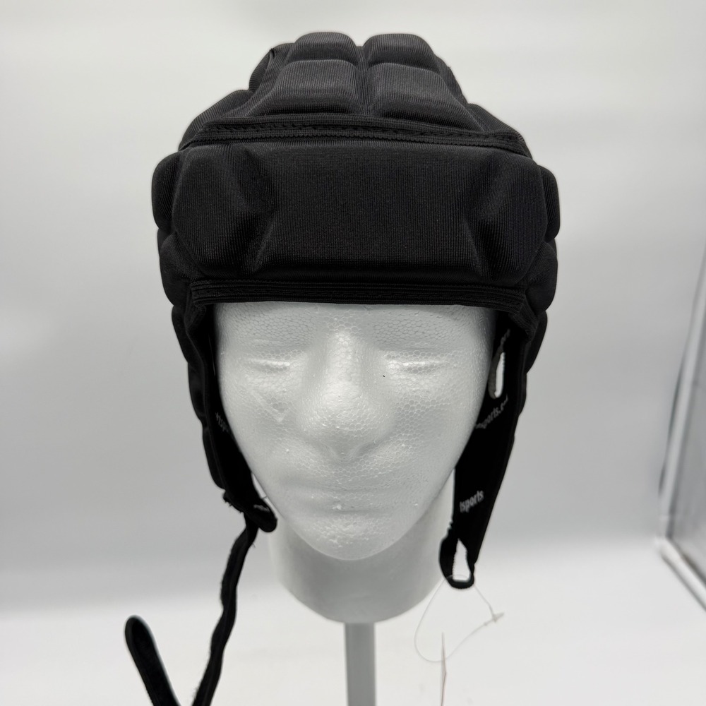 NWT Barnett Heat Pro Helmet 080410022302 Large Black Soft Shell Protective Rugby